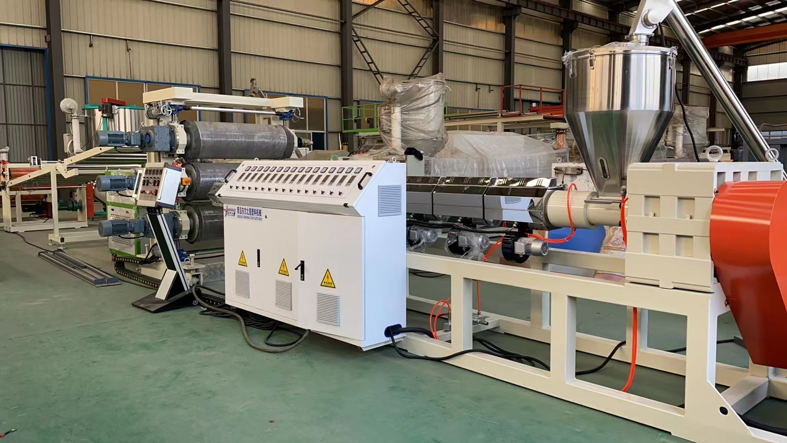 Aplicación de lámina de espuma química de PE.